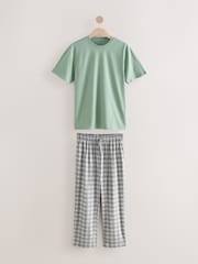 Sage Green Motionflex Cosy Pyjamas Set - Image 7 of 11