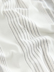Grey/Sage Green Stripe Short Sleeve Jersey Pyjamas Set - Image 5 of 5