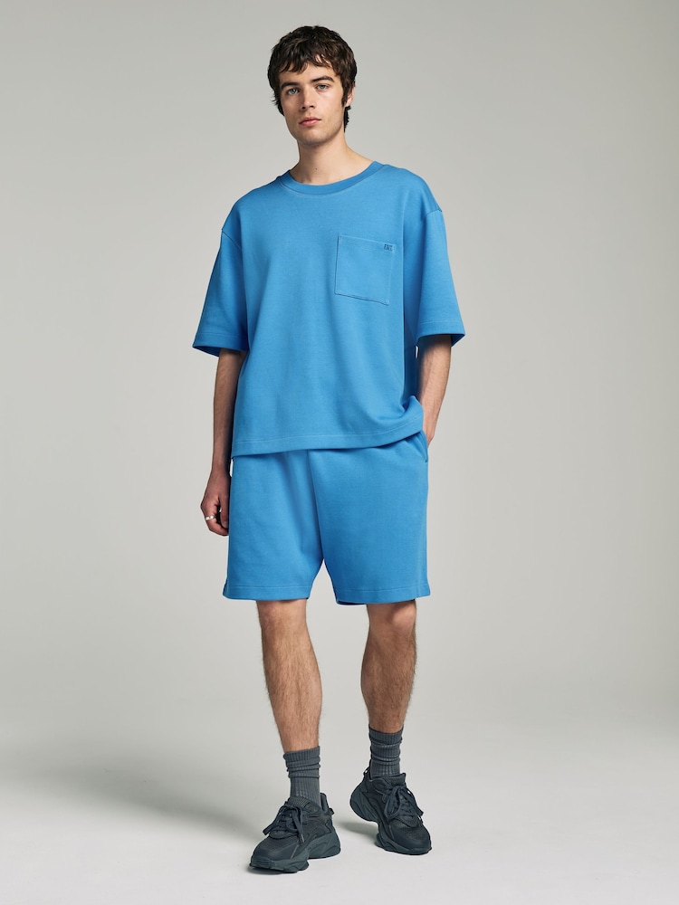 Cobalt Blue EDIT Short Sleeve T-Shirt And Shorts Co-Ord Set - Image 3 of 13