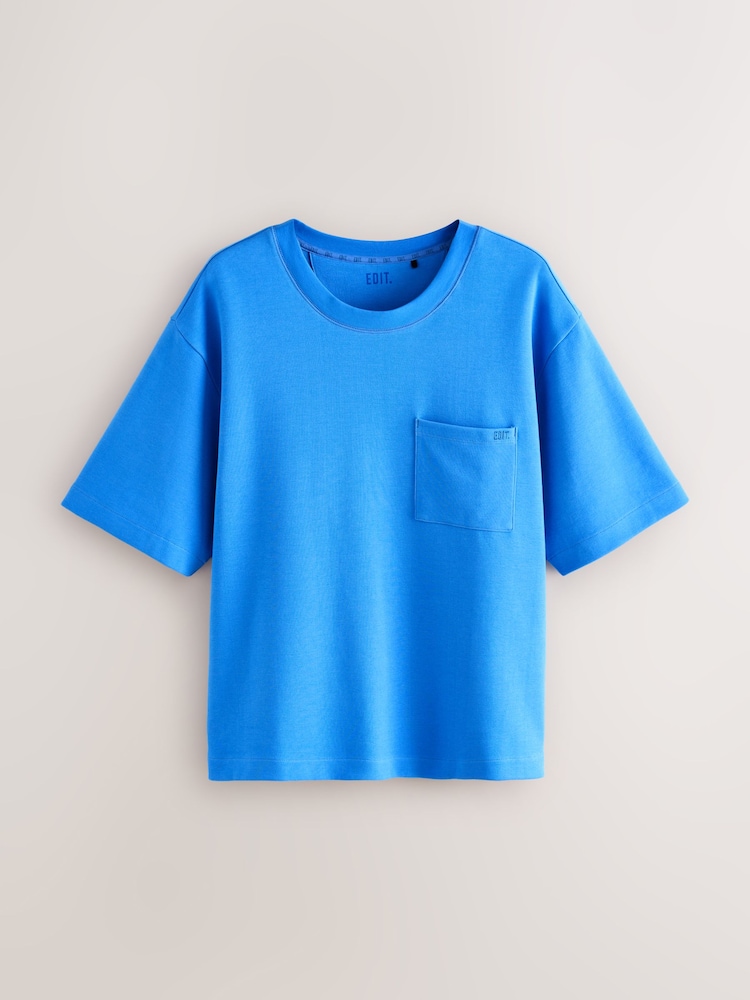 Cobalt Blue EDIT Short Sleeve T-Shirt And Shorts Co-Ord Set - Image 8 of 13