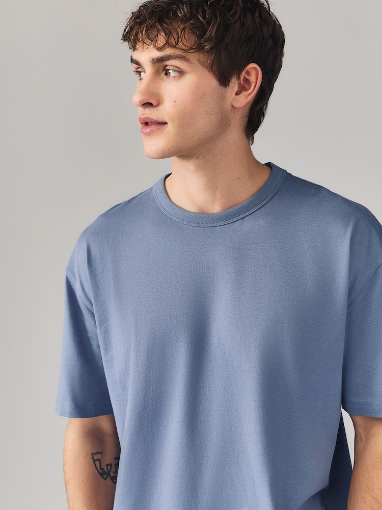 Bleu marine rayé - Ensemble de pyjamas courts tissés 2 Lot - Image 8 of 13