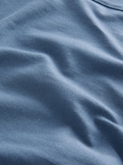 Teal Blue Woven Check Short Pyjamas Set - Image 10 of 10