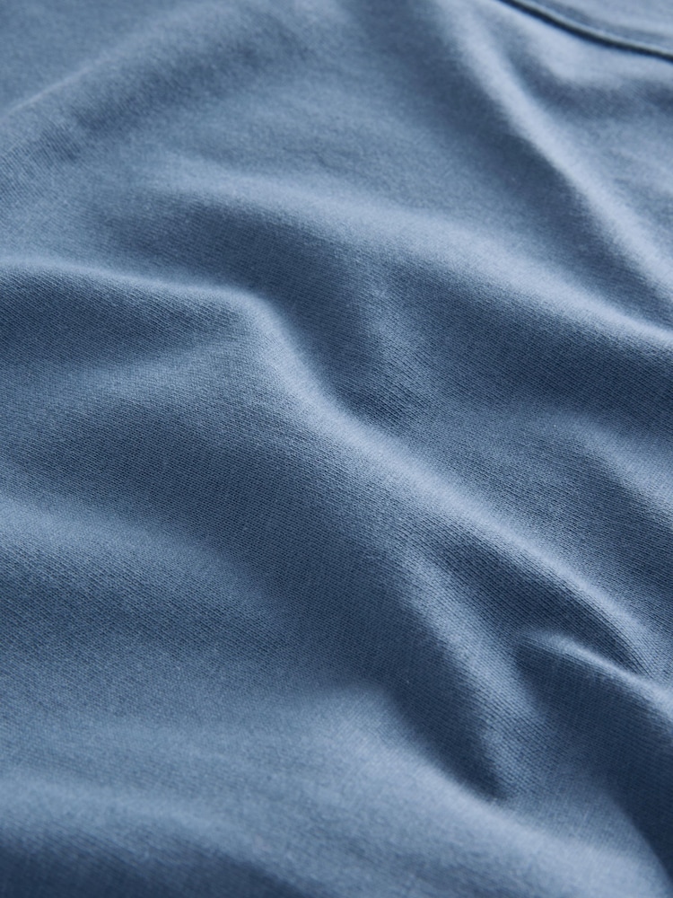 Teal Blue Woven Check Short Pyjamas Set - Image 10 of 10