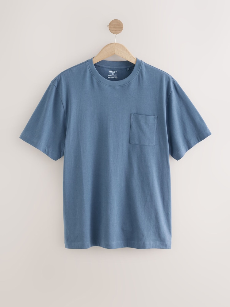 Teal Blue Woven Check Short Pyjamas Set - Image 7 of 10
