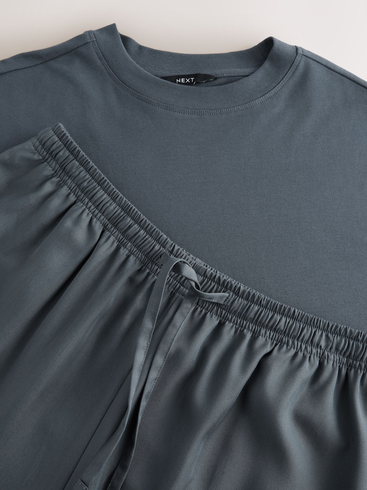 Grey Slate Premium Woven Pyjamas Set - Image 12 of 12