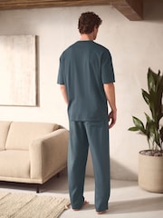 Grey Slate Premium Woven Pyjamas Set - Image 2 of 12