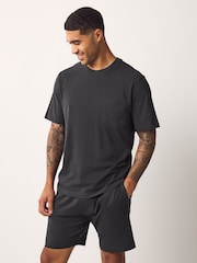Black/Navy Blue/Multi - Jersey Pyjamas 100% Cottton Shorts Set 5 Pack - Image 18 of 22