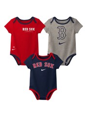 Fanatics Infant Blue 100% Cotton Creeper MLB Boston Sox Creeper Rompersuit - Image 1 of 3