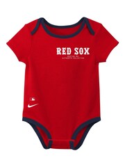 Fanatics Infant Blue 100% Cotton Creeper MLB Boston Sox Creeper Rompersuit - Image 2 of 3