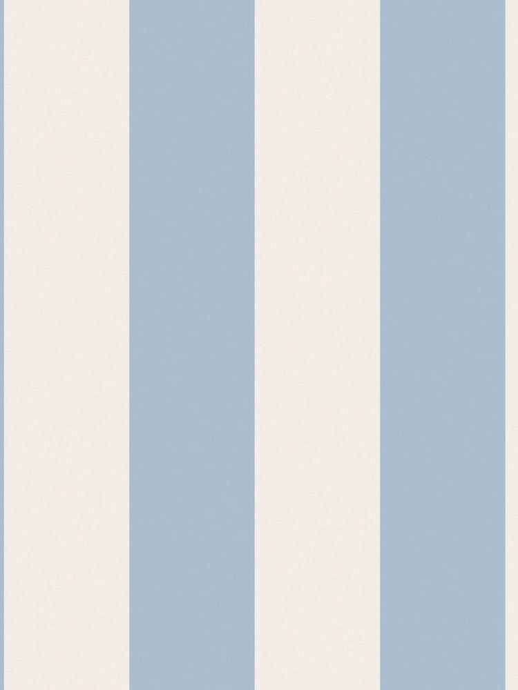 Cath Kidston Blue Canopy Stripe A4 Wallpaper Sample - Image 2 of 3