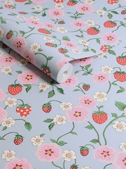 Cath Kidston Summer Strawberry A4 Wallpaper Sample - Image 2 of 3