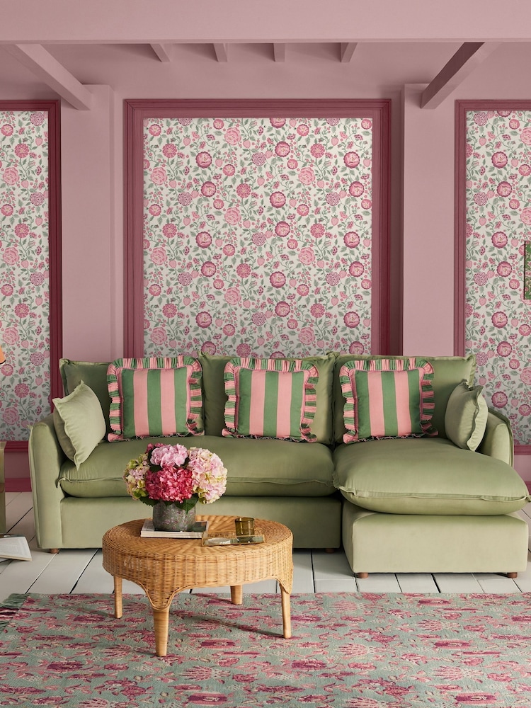 Cath Kidston Spring Strawberry Garden A4 Wallpaper Sample - Image 1 of 3