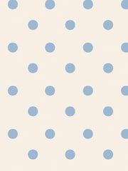 Cath Kidston Blue Button Spot A4 Wallpaper Sample - Image 2 of 3