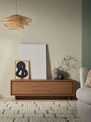 MADE.COM Dark Walnut Effect Kaci Up to 50 Inch TV Unit - Image 1 of 5