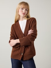 LK Bennett Carine Pocket Detail Wool Cardigan - Slika 1 iz 5