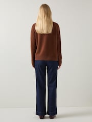 LK Bennett Carine Pocket Detail Wool Cardigan - Slika 3 iz 5