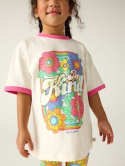 Little Bird by Jools Oliver Floral Rainbow T-shirt and Leggings Set - Image 2 of 8