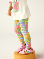 Little Bird by Jools Oliver Floral Rainbow T-shirt and Leggings Set - Image 3 of 8