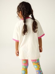 Little Bird by Jools Oliver Floral Rainbow T-shirt and Leggings Set - Image 4 of 8