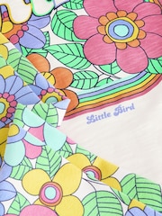 Little Bird by Jools Oliver Floral Rainbow T-shirt and Leggings Set - Image 7 of 8