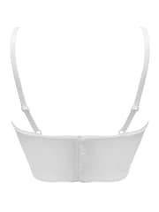 Pour Moi White Swoon Underwired Bustier - Image 4 of 4