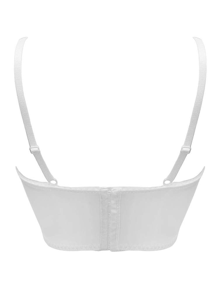 Pour Moi White Swoon Underwired Bustier - Image 4 of 4