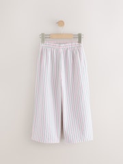 Pink/Green Stripe Wide Leg Trousers (3-16yrs) - Image 5 of 8