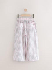 Pink/Green Stripe Wide Leg Trousers (3-16yrs) - Image 6 of 8