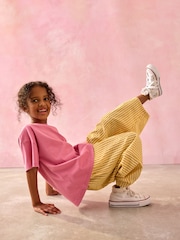 Ochre Stripe Barrel Leg Trousers (3-16yrs) - Image 2 of 8