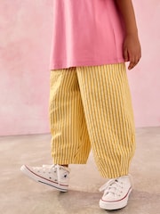Ochre Stripe Barrel Leg Trousers (3-16yrs) - Image 4 of 8