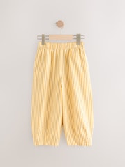 Ochre Stripe Barrel Leg Trousers (3-16yrs) - Image 5 of 8
