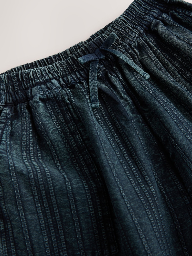 Charcoal Grey 100% Cotton Pull on Barrel Trousers (3-16yrs) - Image 4 of 4