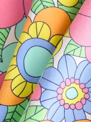 Little Bird by Jools Oliver Floral Multi Short Sleeve Skater Dress - Image 7 of 7