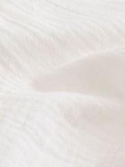White 100% Cotton Pull On Barrel Trousers (3-16yrs) - Image 6 of 6