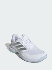 adidas White Gamecourt 3 All Court Tennis Shoes - Image 1 of 4