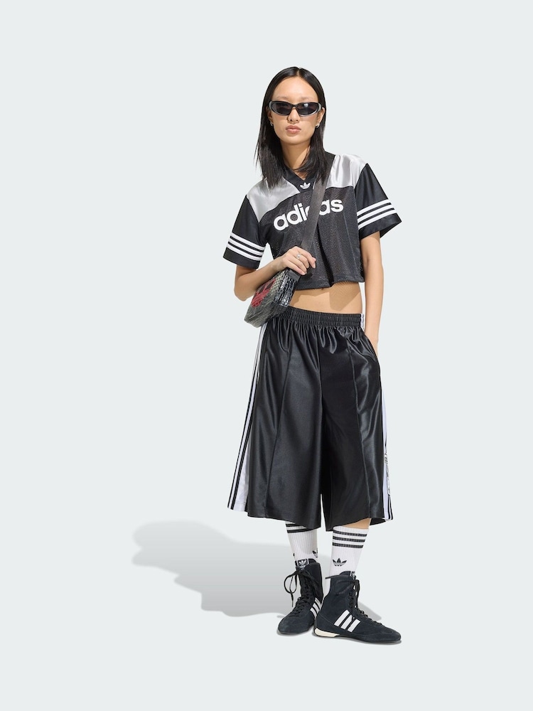 adidas Originals Black Adibreak Elongated Shorts - Image 1 of 6 adidas Originals Black Adibreak Elongated Shorts - Image 1 of 6