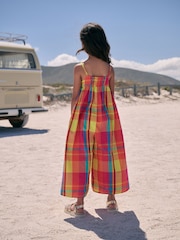 Bright Check Wide Leg Playsuit (3-16yrs) - Image 2 of 7