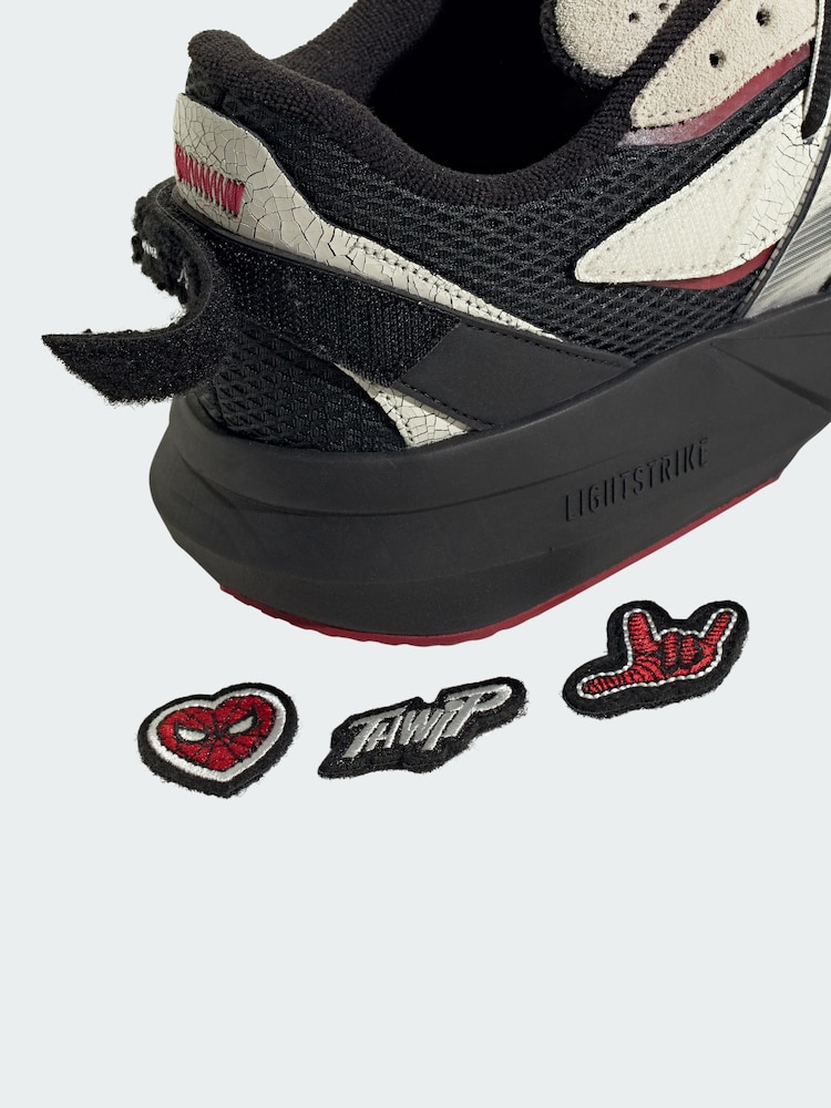 adidas Black Marvel Spider-Man Lightblaze Shoes - Image 5 of 5 adidas Black Marvel Spider-Man Lightblaze Shoes - Image 5 of 5