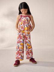 Lemon Print Top And Trousers Set (3-16yrs) - Image 1 of 8
