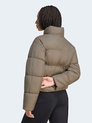 adidas Originals Brown Short Padded Jacket - Image 2 of 6