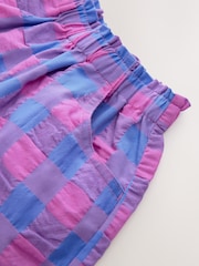 Purple Gingham Shorts (3mths-7yrs) - Image 3 of 4