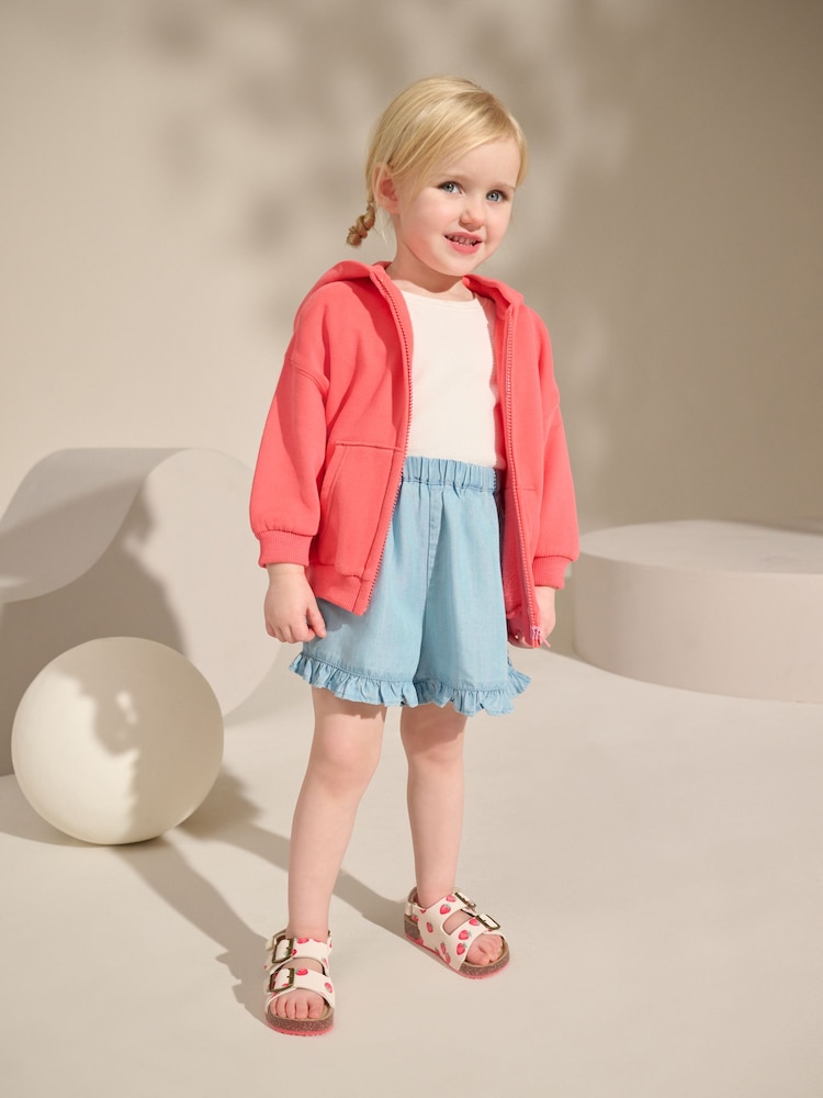 Denim Frill Shorts (3mths-7yrs) - Image 2 of 8 Denim Frill Shorts (3mths-7yrs) - Image 2 of 8