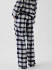 Azul marino de cuadros - Pantalón de pijama de franela ultrasuave de Gap - Imagen 5 de 5