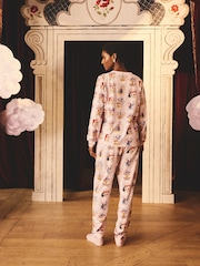 Cath Kidston Ecru Paddington Party Henley 100% Cotton Pyjamas - Image 2 of 10