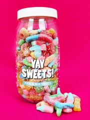 Treat Kitchen YAY Sweets Large Sweet Jar 650g - Image 3 of 4