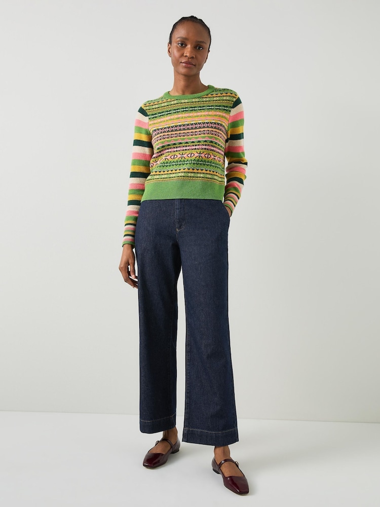 LK Bennett Greta Deep gerade geschnittene Jeans mit hoher Taille aus 100 % Baumwolle - Bild 1 von 4 LK Bennett Greta Deep gerade geschnittene Jeans mit hoher Taille aus 100 % Baumwolle - Bild 1 von 4