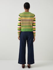 LK Bennett Greta Deep gerade geschnittene Jeans mit hoher Taille aus 100 % Baumwolle - Bild 2 von 4
