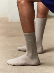 Grey/Brown EDIT Sports Socks 3 Pack - Image 7 of 7