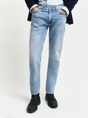 GANT LIght Wash Slim Fit 100% Cotton Jeans - Image 1 of 7
