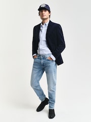 GANT LIght Wash Slim Fit 100% Cotton Jeans - Image 5 of 7